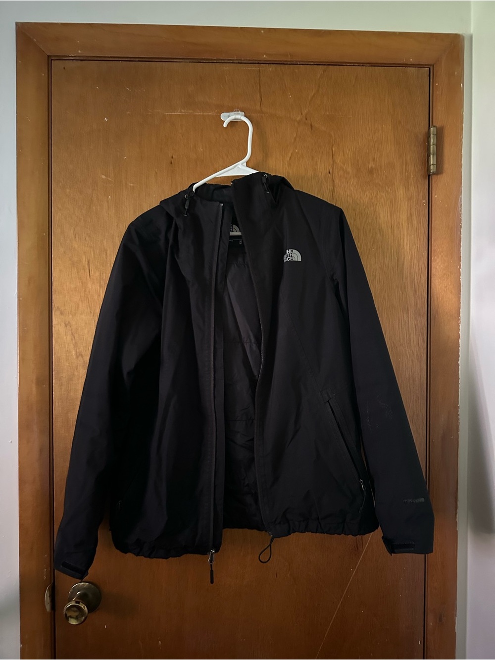 The North Face Black Hooded Puffer Jacket